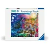 Image de Puzzle - RAVENSBURGER - Cinque Terre 2000 pièces - 98 x 75 cm - Carton extra-épais - Fini mat anti-reflet