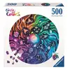 Image de Puzzle Rond Ravensburger Astrologie Circle Of Colors 500 Pièces