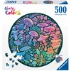 Image de Ravensburger Puzzle Cercle De Couleurs - Champignons - 500 Pièces Rond