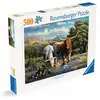 Image de Ravensburger Loving Longhorns Jeu De Puzzle 500 Pièce(s) Animaux
