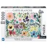 Image de Puzzle Nathan L’herbier Des Jolies Fleurs Aquarellées Jennifer Lefèvre Collection Carte Blanche 1000 Pièces