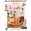 Image de Puzzle 1500 pièces - NATHAN JEUX - 00929 - Tableaux et peintures - Rose - 10+ ans