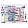 Image de Puzzle Nathan Mes Héros Stitch & Angel 500 pièces
