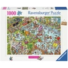 Image de Ravensburger Puzzle Holiday Resort 3: The Pool - Puzzle Cartoon 1000 Pièces