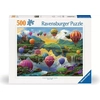Image de Puzzle Ravensburger La Vallée Des Montgolfières 500 Pièces 58,4x58,4 Cm Multicolor Carton
