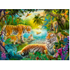 Image de Ravensburger Puzzle Tigres Dans L'oasis - Puzzle 500 Pièces