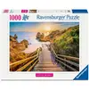 Image de Puzzle 1000 Pièces Belles Allées Carton Recyclé Doré/bleu 70x50 Cm Ravensburger
