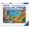 Image de Puzzle Adulte Ravensburger Saint-tropez 1000 Pièces Format Paysage 14+