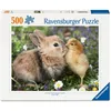 Image de Ravensburger - Puzzle 500 pièces - Lapin et poussin (Collection bébés animaux) - dès 12 ans - Puzzle de qualité supérieure-12001900