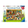 Image de Puzzle Nathan Jeux L Atelier De Noel 2x12 Pièces Multicolor