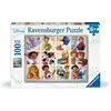 Image de Puzzle Ravensburger Personnages Disney 100 Pièces Bleu Matière Autres