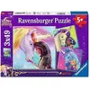 Image de Puzzle Coffret Ravensburger Unicorn Academy 3x49 Pièces Multicolor 34x34 Cm