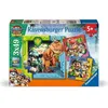 Image de Puzzle - RAVENSBURGER - Mission Dino - 3x49 pièces - Posters taille réelle - Dès 5 ans