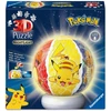 Image de Puzzle-ball Pokémon 3d Courbé Plastique Multicolore Ø13 X H15,9 Cm Ravensburger