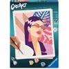 Image de Peinture Par Numéros - Neon Diva - 24 X 30 Cm - Couleurs Pop Néon - Matériaux Fsc/recyclés