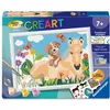 Image de Creart Kids 18x24cm   Numéro D'art   Cheval & Chien   Kit De Peinture Par Numéros   Dès 7 Ans   12023228