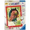 Image de   Creart Kids 18x24cm   Numéro D'art   Cheval De Course   Edition Plâtre kit De Peinture Par Numéros des 9 Ans 12023233