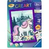 Image de Peinture Au Numéro Ravensburger Creart Licorne Et Chateau Multicolor Matériaux Contrôlés