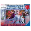 Image de La Reine Des Neiges 2 Puzzles 2x24 Pieces - Vers Des Contrées Glacées - Ravensburger