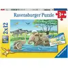 Image de Ravensburger Puzzle Jeunes Animaux Du Monde - Puzzle Pour Enfants 2 X 12 Pièces Animaux