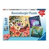 Image de Puzzle Enfant 3x49 Pièces Ravensburger Licorne Dragon Et Fée