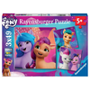 Image de Puzzle Ravensburger My Little Pony 3x49 Pièces Bleu