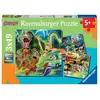 Image de Puzzle Coffret Ravensburger Les Aventures De Scooby-doo 3x49 Pièces Multicolor Autre