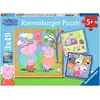 Image de Ravensburger Peppa Pig Puzzles 3x49 P - La Famille Et Les Amis De