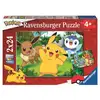 Image de Set De 2 Puzzles Ravensburger Pokémon Pikachu Et Ses Amis 24 Pièces
