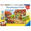 Image de Puzzle Ravensburger Le Travail À La Ferme 28x20 Cm Multicolor