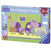Image de Peppa Pig Puzzles 2x12 Pieces - A La Maison - Lot De Puzzles Enfant - Des 3 Ans
