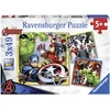 Image de Puzzle 3x49 pièces - Les puissants Avengers et Marvel RAVENSBURGER