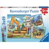 Image de Ravensburger Puzzle Véhicules De Chantier - Puzzle Enfant 3x49 Pièces Carton