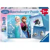 Image de Puzzles Disney La Reine des Neiges - 3 puzzles de 49 pièces
