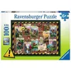 Image de Puzzle Ravensburger Collection De Dinosaures 34x23 Cm Multicolor Bois