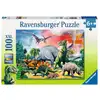 Image de Puzzle Enfant Ravensburger Xxl 100 Pièces Parmi Les Dinosaures
