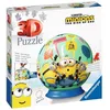 Image de Puzzle 3D Ball Minions 2 - Ravensburger - 72 pièces numérotées - A partir de 6 ans