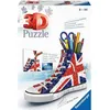 Image de Puzzle 3D Sneaker - Union Jack - Ravensburger - Pot à crayons 108 pièces - Enfant - Dès 8 ans