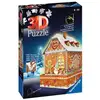 Image de Puzzle 3d Maison De Noël En Pain D'épices - Monument 257 Pieces - Sans Colle