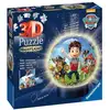Image de Pat'patrouille Puzzle 3d Ball 72 Pieces Illuminé - Puzzle 3d Sans Colle Avec Lumiere