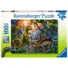 Image de Puzzle 100 Pièces Xxl Ravensburger L Oasis Des Dinosaures
