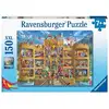 Image de Ravensburger Puzzle Pour Enfants 150 Xxl Regarde À L'intérieur Du Château Du Chevalier