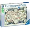 Image de Puzzle 1500 Pieces - Mappemonde Des Animaux Fantastiques - Puzzle Adultes -des 14 Ans
