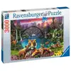 Image de Ravensburger-puzzle 3000 pièces - tigres au lagon RAV616719