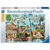 Image de Ravensburger - Puzzle 5000 P - Carte Postale Des Monuments - A Partir De 14 Ans