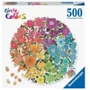 Image de Ravensburger - Puzzle Rond 500 Pieces - Fleurs (circle Of Colors)