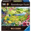 Image de Ravensburger Puzzle En Bois - Rectangulaire - 500 Pcs - Jardin De La Nature