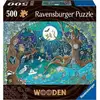 Image de Puzzle En Bois - Foret Fantastique - 500 Pièces - Qualité Premium