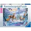 Image de Ravensburger Puzzle 1000 P - Chevreuils Et Cerfs En Hiver