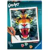 Image de Creart Tigre Polygonal 24x30 Cm - Peinture Par Numéros   Des 12 Ans   - 23514